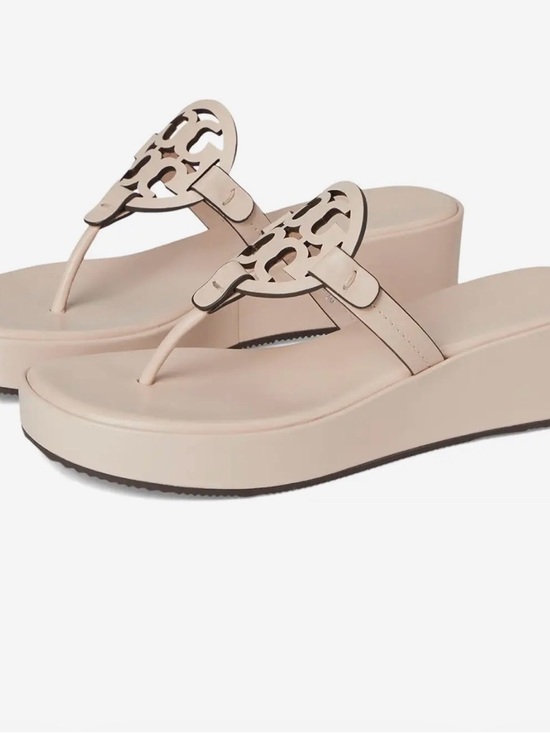 Tory Burch Shoes - Tory Burch Miller Wedge Sandals Soft Pink -11